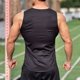 thumbnail image 3 of Camiseta de tirantes de cuello redondo para hombre, informal, sin mangas, de verano, para fitness y deportes, cómoda, de poliéster., 3 of 4