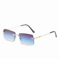 thumbnail image 6 of Square Glasses For Men And Women Frameless With Metal Frame AC Lens Retro Sun Glasses Ideal For Driving Travel, 6 of 7