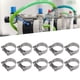 thumbnail image 4 of Abrazadera De Manguera, Abrazaderas De Tubo 10 Piezas Núcleo Completo Reforzado Para Automoción Para Industria Petroquímica ANGGREK 36-39 mm, 4 of 8