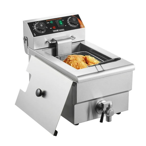 Electric Deep Fryer Countertop Deep Fryer 1500W 11.6Qt / 11L Upgraded Version