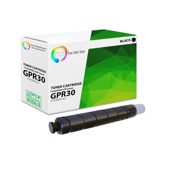 TCT GPR30 Black Toner Cartridge - Premium Compatible Replacement for Canon GPR-30 GPR30 2789B003AA Black