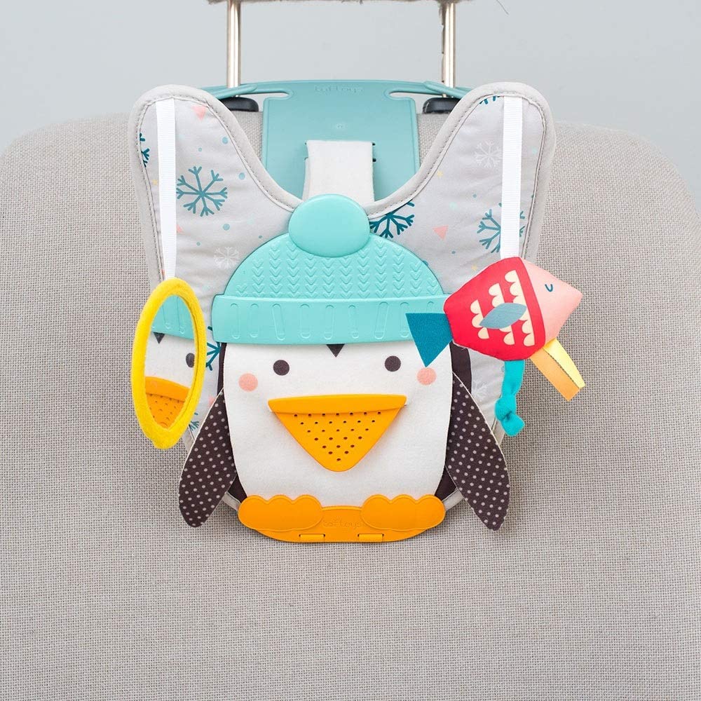 Taf Toys Penguin Play and Kick Infant Car Toy Travel Activity Center for Rear Facing Baby with Remote Control - image 3 of 6