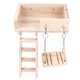 thumbnail image 1 of Columpio De Escalera De Plataforma Para Hámster ANGGREK Juguetes De Plataforma De Madera Para Hámster, 1 of 7