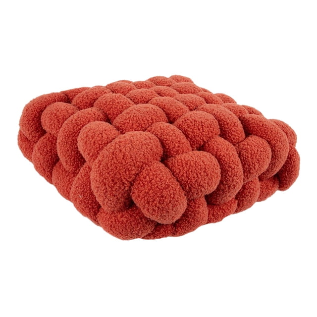 Cojín para silla, cojín para asiento, creativo, decorativo, respaldo de sofá, almohada de felpa, cojín para ventana, decoración para bodas, comedores Rojo