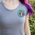 thumbnail image 2 of Harley Quinn and Joker Naughty List Pinback Button Pin, 2 of 5