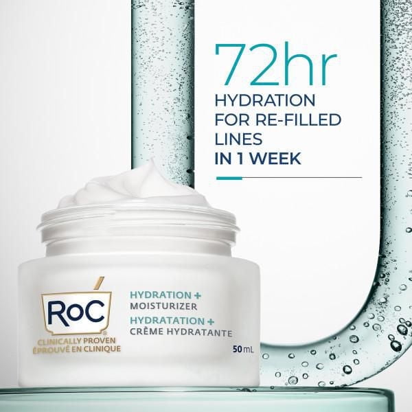 RoC Skincare - Hydratation + Moisturizer®️ - + Acide Hyaluronique + Protéine de Collagène - 48gm RoC Skincare