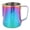 Multicolor, variant on 304 Stainless Steel Milk Frothing Pitcher Gold 12 oz 350 ml Steaming Cup with Measurement Scale for Coffee Espresso Latte Art