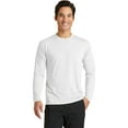 thumbnail image 1 of Port & Company ®  Long Sleeve Performance Blend Tee. Pc381ls Xl White, 1 of 2
