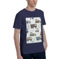 thumbnail image 2 of Bingfone Tractor And Dumper Men'S Loose Fit Short-Sleeve Pocket T-Shirt, 2 of 7