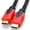 Red 75ft, variant on 6 FT HDMI Certified Gold Series High Speed HDMI Cable Cord 4K 1080P for PS4 PS3 XBOX 360 Xbox one Nintendo Wii Switch Blu-Ray, HD-DVR, Digital/Satellite Cable HDTV LCD LED OLED TV