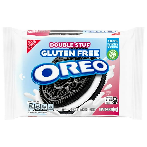 2 Pack - Oreo Gluten Free Double Stuff 12.47 oz Package May Vary