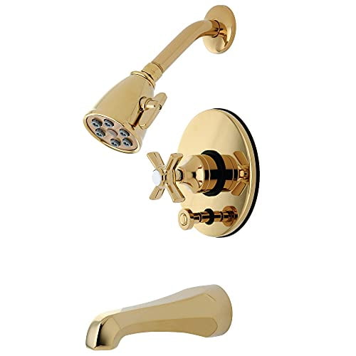 Kingston Brass VB86920ZX Kingston Brass Millennium Tub/Shower Faucet, Polished Brass