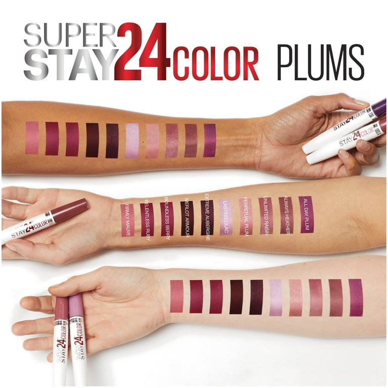 Maybelline SuperStay 24 2-Step Liquid Lipstick, Boundless Berry