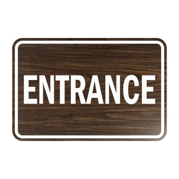 Classic Framed Entrance (Walnut) - Small