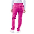 thumbnail image 2 of Adar Pro Scrubs For Women - Skinny Leg Yoga Scrub Pants - P4100P - Fruit Punch - 2X, 2 of 7