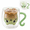 Green, variant on Cat Mugs, Double Wall Glass Cute Coffee Tea Cup,Cute Clear Cat Cups with Handle,Unique Double Insulated Glass Cup for Cappuccino Tea Espresso Latte Hot Beverages,BirthdayGifts for Mum Women Friend