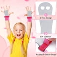 thumbnail image 3 of Conjuntos de muñequeras y agarres de gimnasia para niños jóvenes, agarres de mano para gimnasia, protección de palmas y soporte para muñecas para barras de gimnasia, accesorios deportivos, 3 of 5
