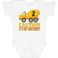 thumbnail image 3 of Inktastic 2nd birthday construction truck, cement mixer - 2 years old Boys or Girls Baby Bodysuit, 3 of 5
