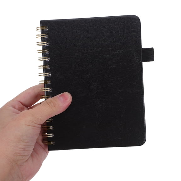 HONMEET A6 Address Book with Tabs, Indexed Phone Notebook in Black for Portable Organization