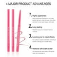 thumbnail image 4 of 6 Stick/set 6 Color Waterproof Eyeliner Pen  Sweat-proof Non-smudge Ultra-fine Not Blooming Colorful Long-Lasting Resistant to Water Humidity Sebum Eyeliner, 4 of 9