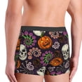 thumbnail image 5 of Daiia Halloween With Skull Men's Underwear Boxer Briefs, Cotton Stretch Moisture-Wicking Underwear-Medium, 5 of 9