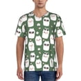 thumbnail image 4 of Haiem Hip Hop Hipster Baseball Jersey Button Down Shirts Sports Uniforms Men Women Jersey(Alpaca Faces,4X-Large), 4 of 9