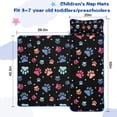 thumbnail image 5 of Black Dog Paw Footprint Toddler Nap Mats for Kids Preschool,Sleeping Mat Bag or Kids,Toddler Sleeping Bag,Toddler Nap Mat or Daycare, 5 of 6
