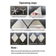 thumbnail image 3 of Calcomanías de pared Etiqueta de la pared Diamante Espejo cúbico Diseño reflectante DIY TFixol Pegatina de pared, 3 of 7