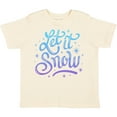 thumbnail image 3 of Inktastic Winter Let It Snow Lettering in Blue with Snowflakes Boys or Girls Toddler T-Shirt, 3 of 5