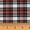 Highland Red Tartan, variant on JCS Kenwood Black Tartan Plaid Cotton Fabric - Sold by the Yard