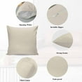 thumbnail image 6 of Throw Pillow Covers 18x18 Inch Set of 2 Swan White Decorative Pillow Covers Simple Style Cushion Cover Pillowcase for Sofa Couch Bed Home Decor, 6 of 9