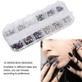 thumbnail image 2 of Brrnoo Nail Art Rhinestones, 12 Grids Makeup Glitter Beads Herramienta de manicura Nail Art Rhinestones DIY Decoración de u?as Glitter Rhinestones para salón de Belleza y Nail Ar Para Uñas Octpeak NO, 2 of 7
