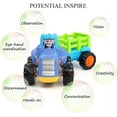 thumbnail image 2 of 4PCS Friction Powered Cars Push and Go Toys Car Construction Vehicles Toys Set for Boys Baby Toddlers Kids Gift, 2 of 6