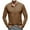 Yellow1, variant on Jalioing Men's Long Sleeve Shirts Fall Crew Neck Button Pullover Tee Casual Basic Solid Color T Shirts