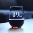 thumbnail image 2 of Bevvee Stemless Wine Glass 17 oz 49ish Wine Enthusiast Gifts Wine Glasses, 2 of 4