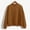 Brown, variant on EchfiProm Loose Womens Sweatshirts Trendy Red Crew Neck Oversized Plain Fashion Casual Pullover Long Sleeve Sweatshirt S