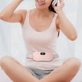 thumbnail image 6 of Oggfader Portable Heating Pad Heating Pads Rechargeable Digital Warming Belt Intelligent Constant Temperature And Heat Lumbar Protection Belt Pink, 6 of 9