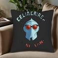 thumbnail image 5 of Futuristic Throw Pillow Covers 18x18in Set of 2 - Stylish Blue Helmet with Red Sunglasses & Bold Text for Couch Bed Car Decor, 5 of 8