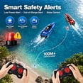 thumbnail image 6 of 2Pcs RC Speed Boat Set, Dual Motor Waterproof Racing Toy for Kids Boys Girls Ages 8-12, Outdoor Pools Lakes Watercraft Vehicle, 6 of 9