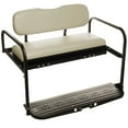 thumbnail image 2 of White EZGO TXT (1995-2014) Golf Cart 'Classic' Rear Flip Back Seat Kit, 2 of 2