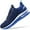 Dark blue, variant on BROYON Men's Fashion Sneaker Non Slip Air Running Shoes for Men Athletics Sport Trainer Slip On Tennis Walking Shoes