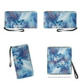thumbnail image 4 of ZUXONGSY Marble Butterfly Print 2 Pieces Tote Bag and Wallet Set for Women Multifunctional Top Handle Satchel Satchel Handbags Shoulder Bag with Credit Card Holder Wallet for Work Shopping, 4 of 5