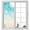 Brown Teal, variant on Teal Ombre Coastal Window Privacy Film, Nautical Beach Starfish Coral Summer Static Cling UV Sun Blocking Heat Control Window Tint Day and Night, Non-Adhesive One Way Privacy Cover 23.6''x59''