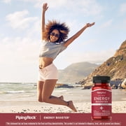 Energy Booster for Women and Men | 90 Capsules | Supplement with Caffeine | by Piping Rock