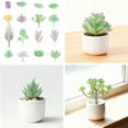 thumbnail image 2 of Arreglo de plantas suculentas artificiales realistas para el escritorio del hogar Suculentas realistas en una decoración moderna, 2 of 6