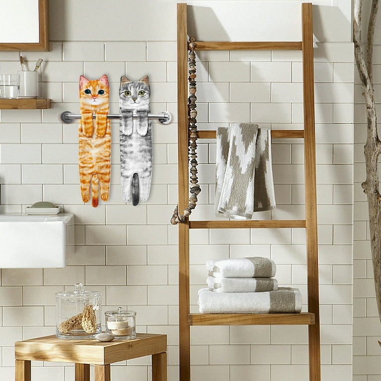 Oven Door Towel, Kitchen Hanging Towel, Dish Towel, Bathroom Hand Towel  With Snap Closure, 