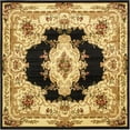 thumbnail image 1 of Unique Loom Versailles Medallion Motif Rug 10' x 10' Square Black/Ivory, 1 of 1