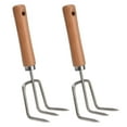 thumbnail image 4 of Garden Hand Cultivator,2PCS Garden Claw Rake Mini Hand Rake Hand Rake Garden Tool Finest Materials, 4 of 6