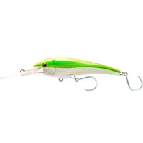 Nomad DTX Minnow Sinking 110 - 4.25"- Chartreuse Chrome
