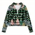 thumbnail image 3 of Birdeem Chandails pour Femmes, Chandails de Noël pour Femmes, Chandail de Noël pour Femmes, Manches Longues, Imprimé, Col Rond, Chandail-Over, Blouses pour Femmes, Blouses pour Femmes Mode, 3 of 5